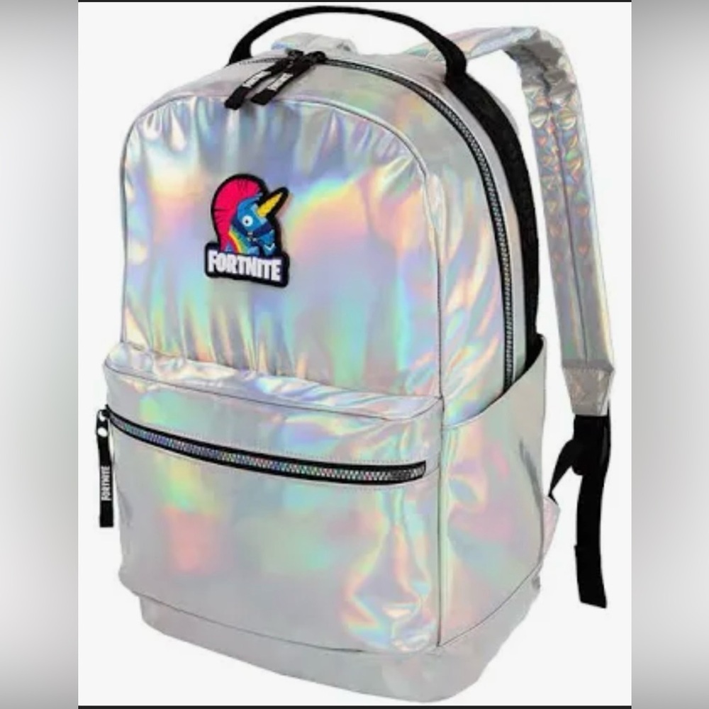 Iridescent  Full-Size Fortnite Backpack Authentic. NEW